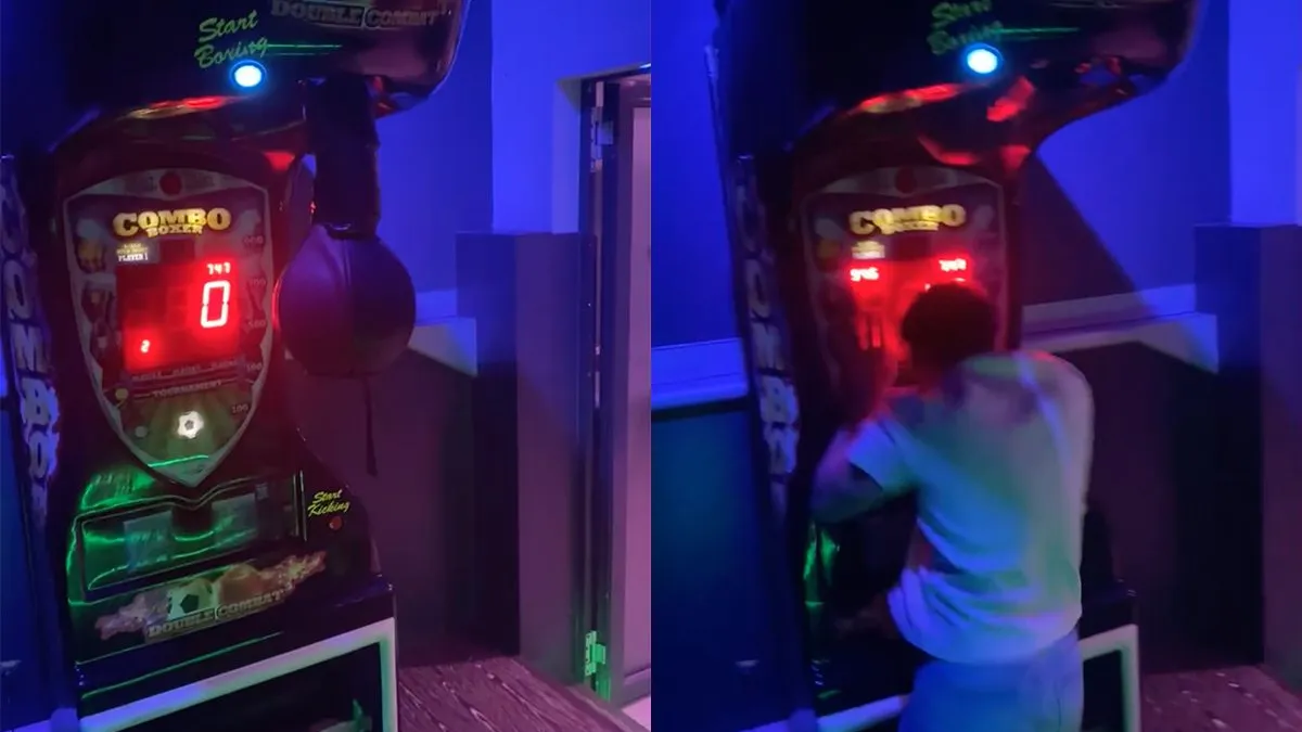 thumb vk dappere poging om met een kopstoot de high score te verbeteren mislukt