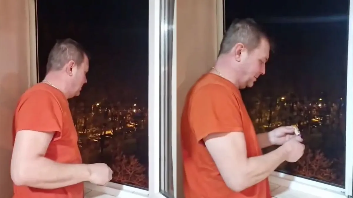 thumb vk roemeen laat zien dat vuurwerk uit raam gooien verschrikkelijk fout kan gaan