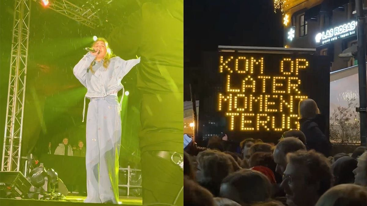 Roxy Dekker moet concert bij Glazen Huis in Zwolle afbreken omdat menigte door hekken is gebroken