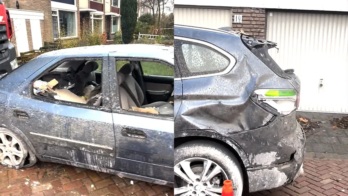 thumb vk video van autos op straat laat zien hoe hard de klap in den haag moet zijn geweest