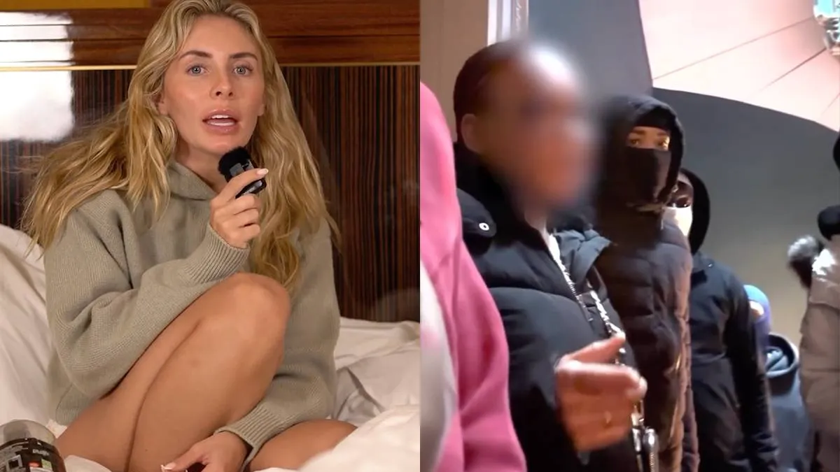 thumb vk beelden opgedoken van jongen die door moeder uit rij van bonnie blue wordt gehaald