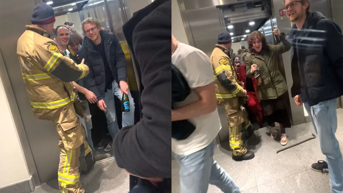 thumb vk deze mensen hebben dit nieuwe jaar al geleerd met hoeveel personen je in een lift kunt