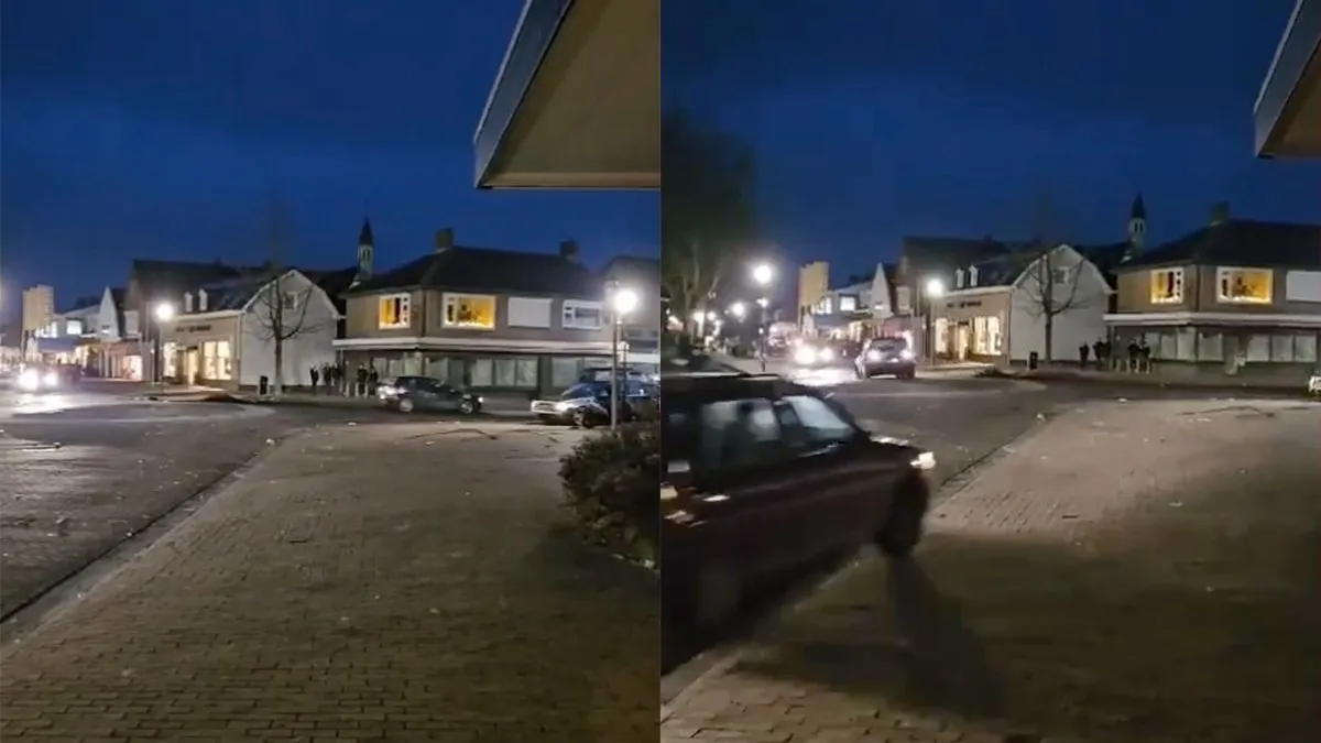 thumb vk hoppa happy new year achteruitrijdende auto schept even iemand
