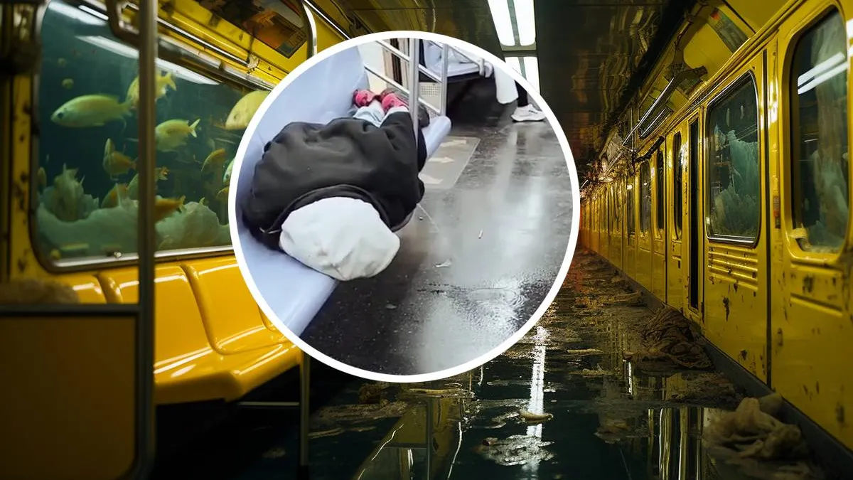 thumb vk in new york is niks te gek dus dit in de metro ook niet