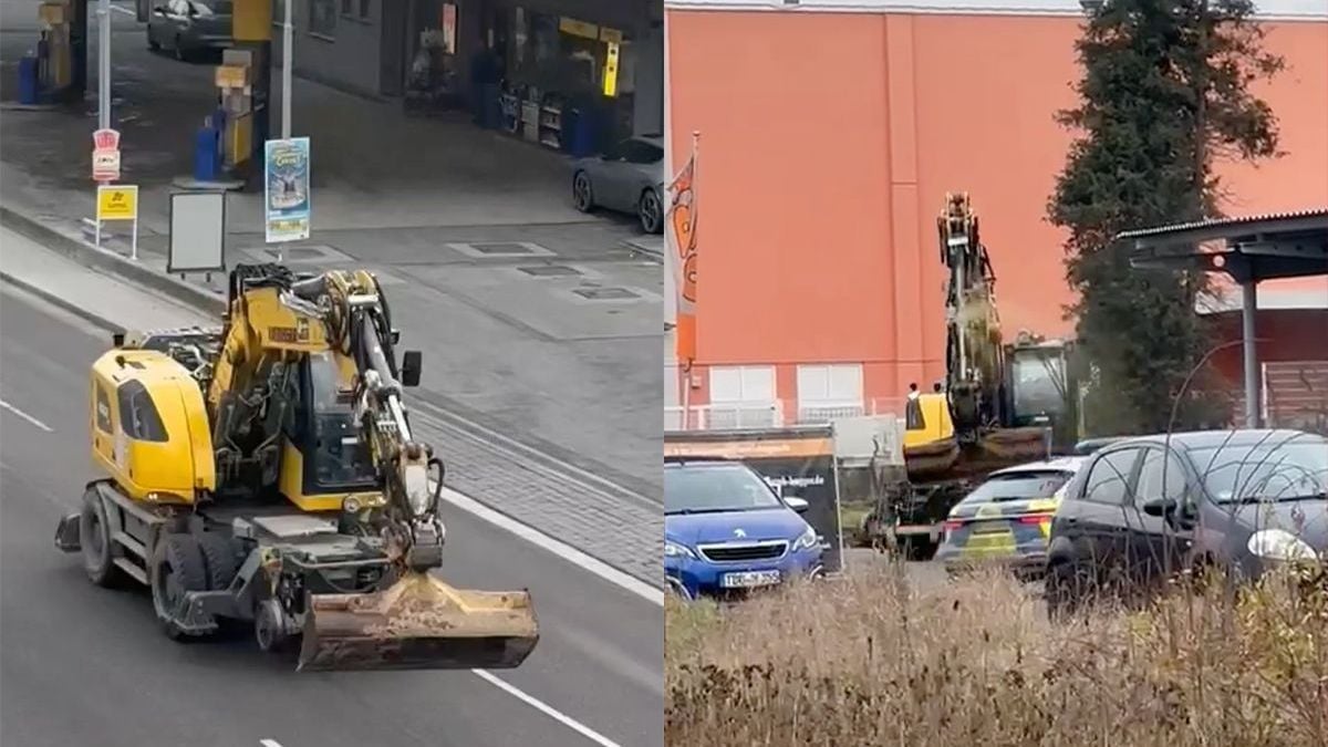 Politie in Duitsland schiet man dood, nadat hij ravage had aangericht met gestolen graafmachine