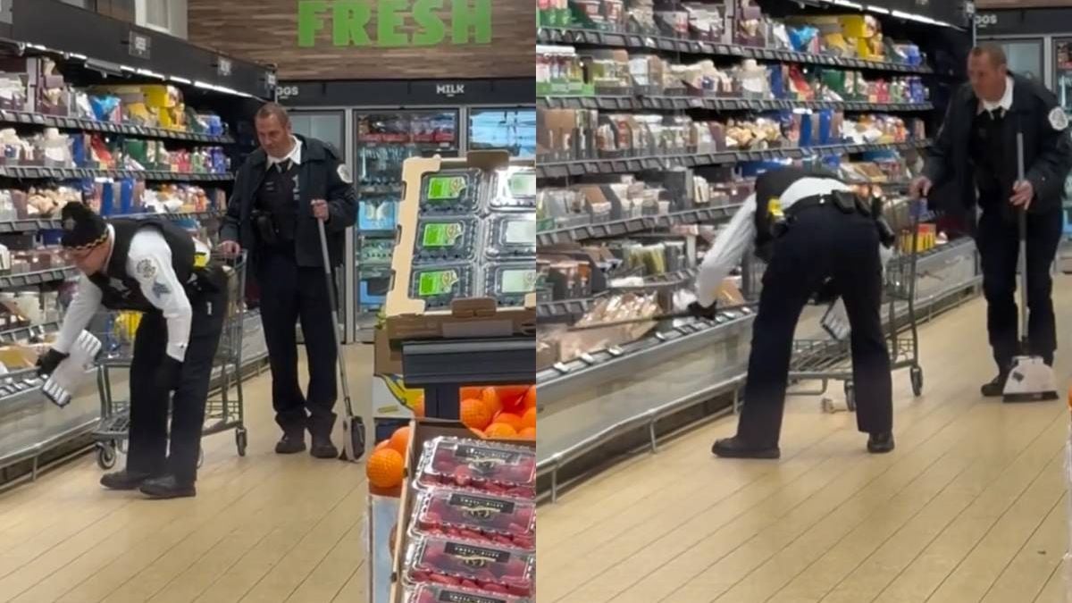 Raadspelletje: wat trekt deze man uit het schap in de supermarkt?