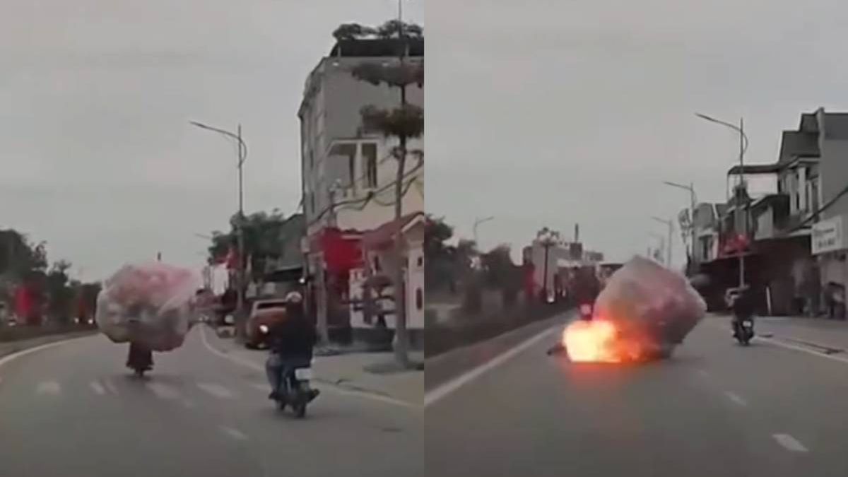 Vietnamees ballonnenmannetje was in één klap al zijn handelswaar kwijt