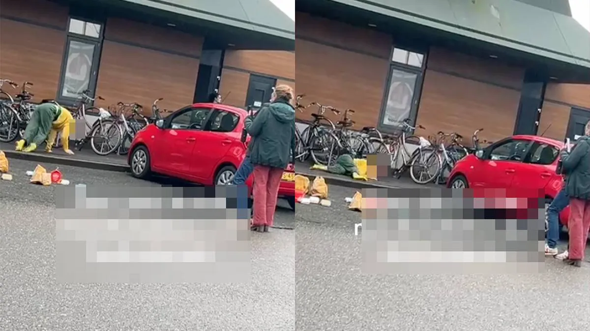 thumb vk gekkie bij de maccie is even helemaal de weg kwijt