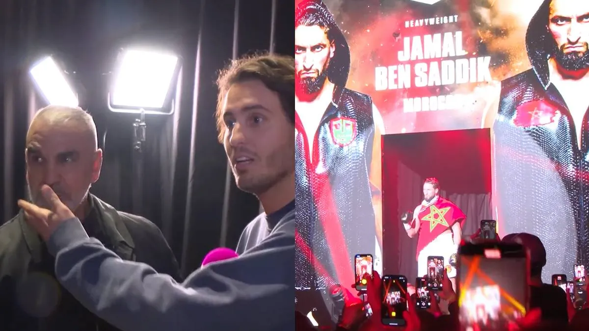 thumb vk jamal ben saddik wilde geen kritische vragen beantwoorden dus maken zijn beveiligers imago waar