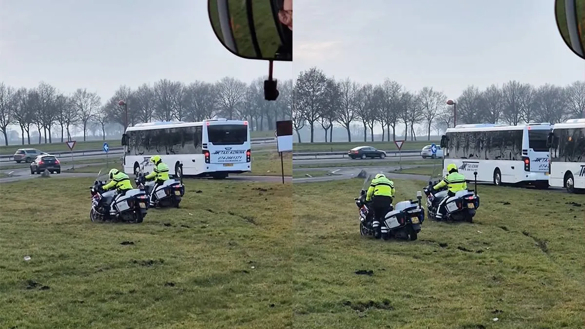 thumb vk nee joh daar kun je niet te lang om lachen politie vast in de modder
