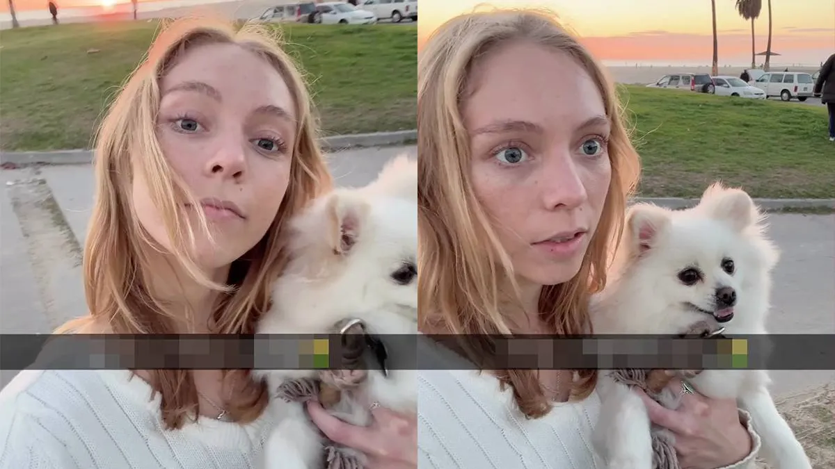 thumb vk oude man verpest video van dame die mooie zonsondergang vast wil leggen