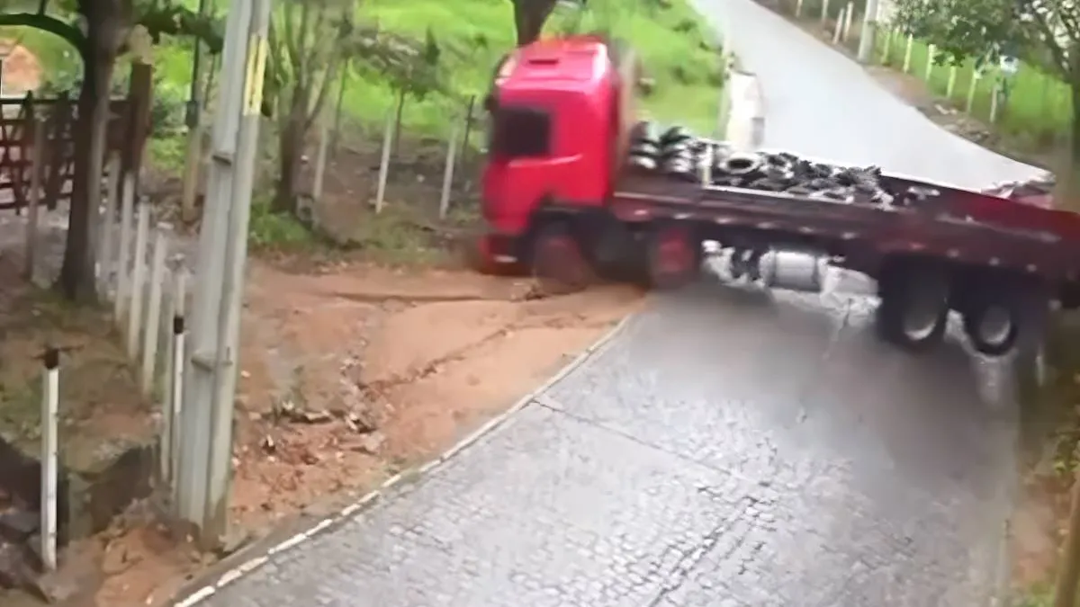 thumb vk blij dat ik glij voor vrachtwagenchauffeur op heuveltje