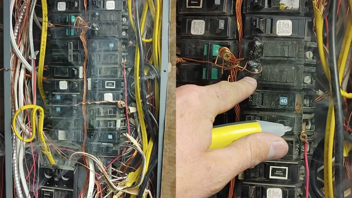 thumb vk gelukkig wordt ie per uur betaald want deze elektricien is nog wel even bezig