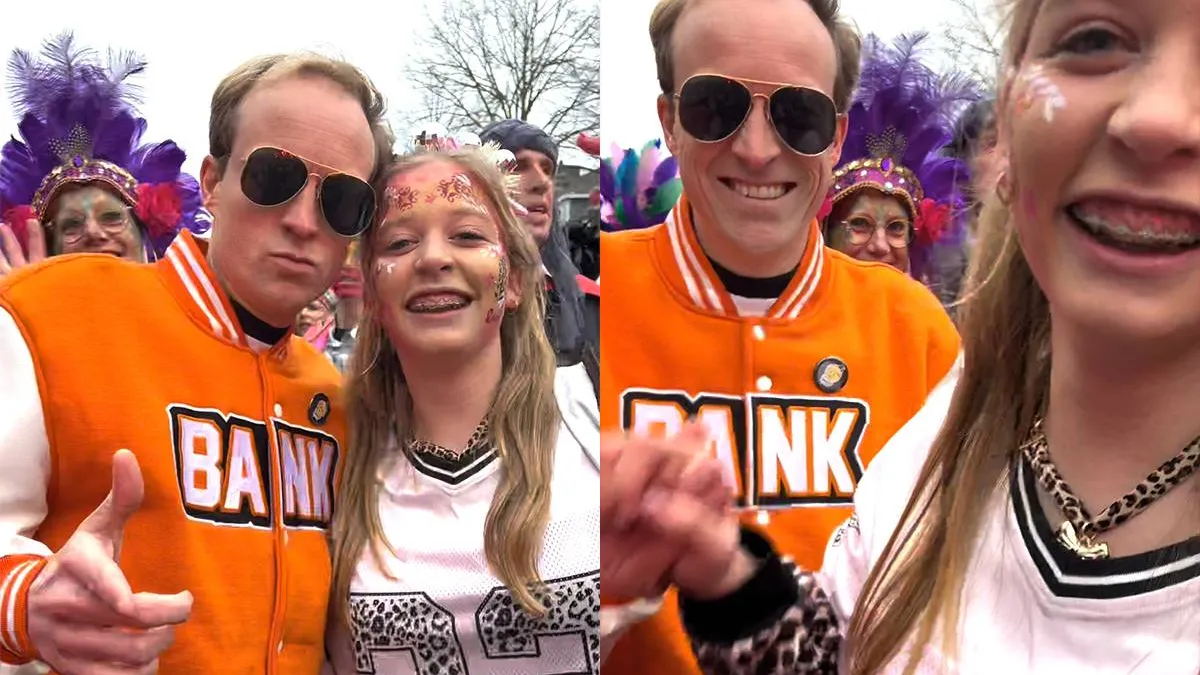 thumb vk milo van de bankzitters tijdens carnaval gespot in limburg