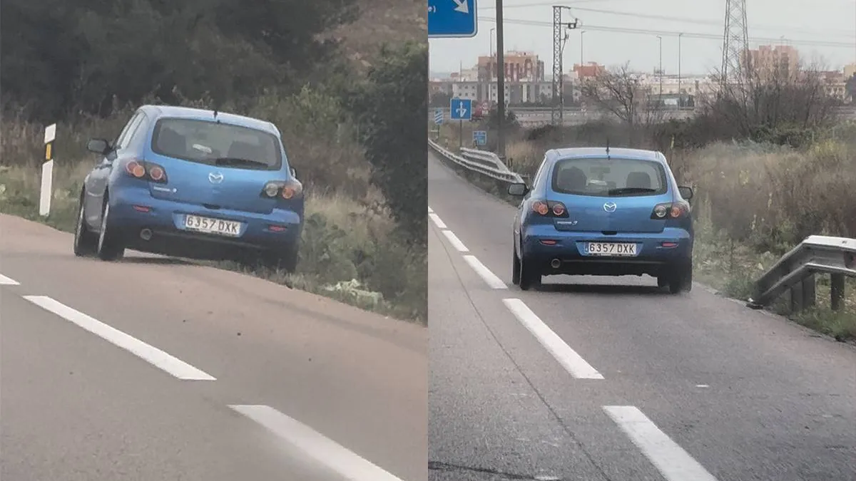 thumb vk bestuurder in spanje is afgeleid of het gaat niet goed