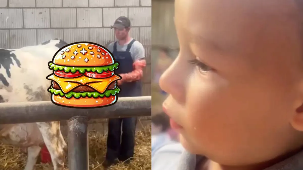 thumb kindje uitpoepen