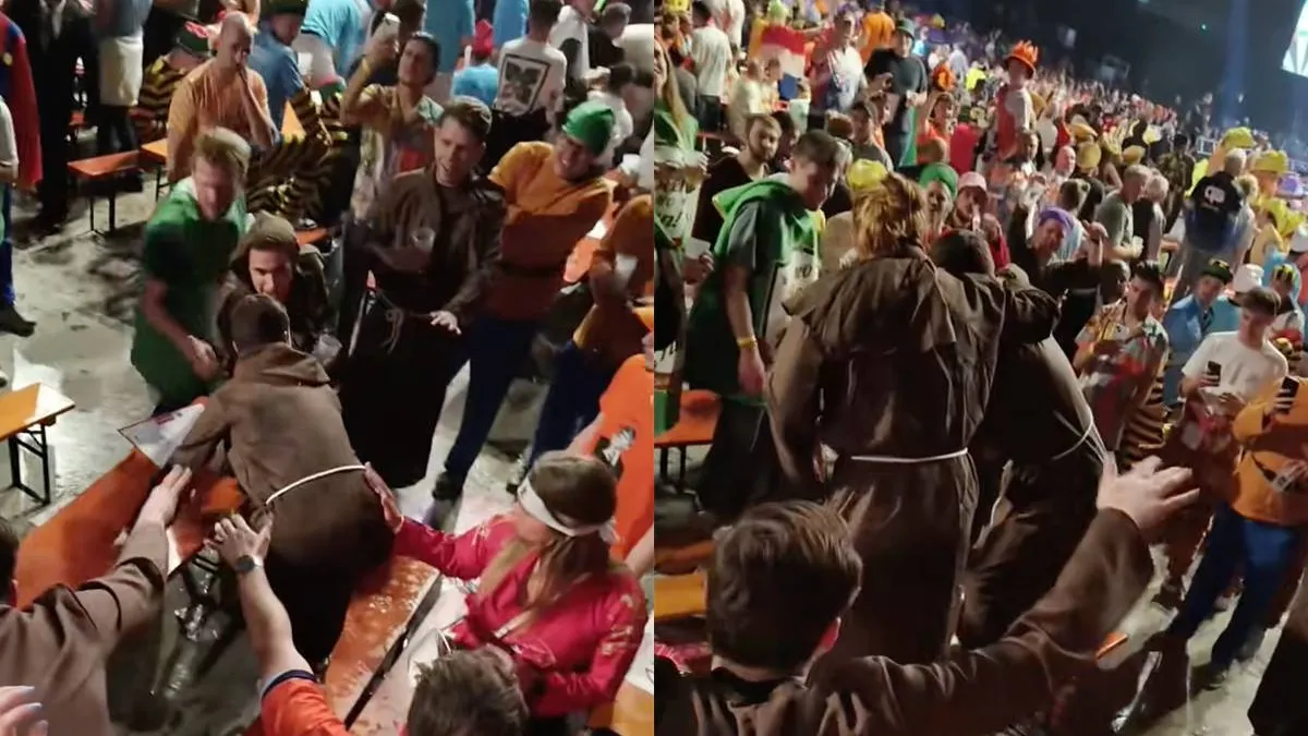 thumb vk stoere bikkels slopen tafel tijdens dutch darts championship in rosmalen