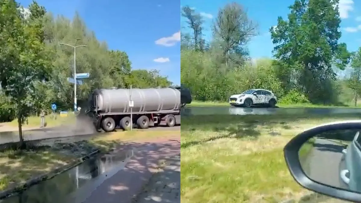 thumb vk stront aan de knikker in son en breugel giertank uit elkaar geknald duizenden liters mest op straat