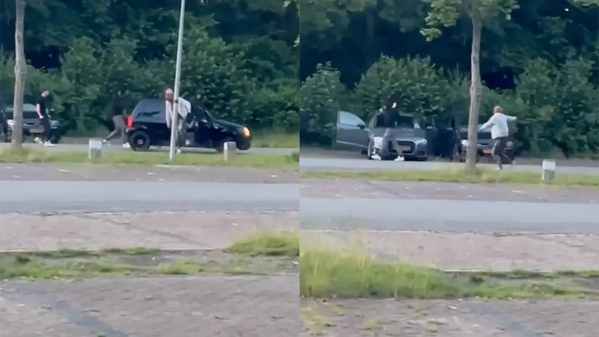 thum vk mannen schieten meerdere keren in woonwijk veendam