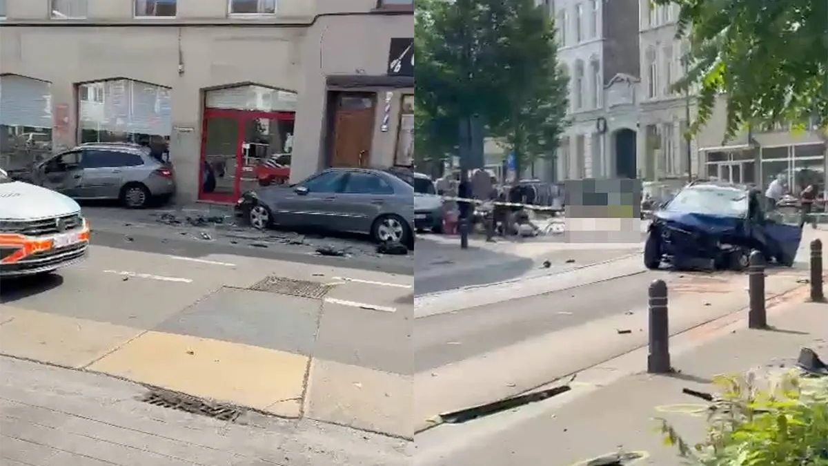 thumb vk 21 jarige automobilist in belgische dampoort onder invloed en verliest controle over het stuur