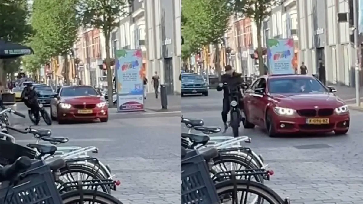 thumb vk fatbike geeft bmw een kusje en dat is toch wel een schadepost