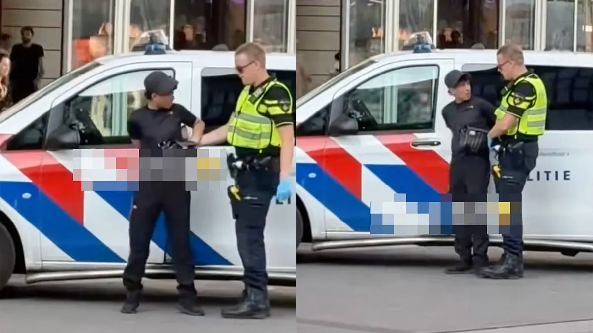 thumb vk jochie heeft nog geen baard in de keel maar wel een grote mond tegen de politie