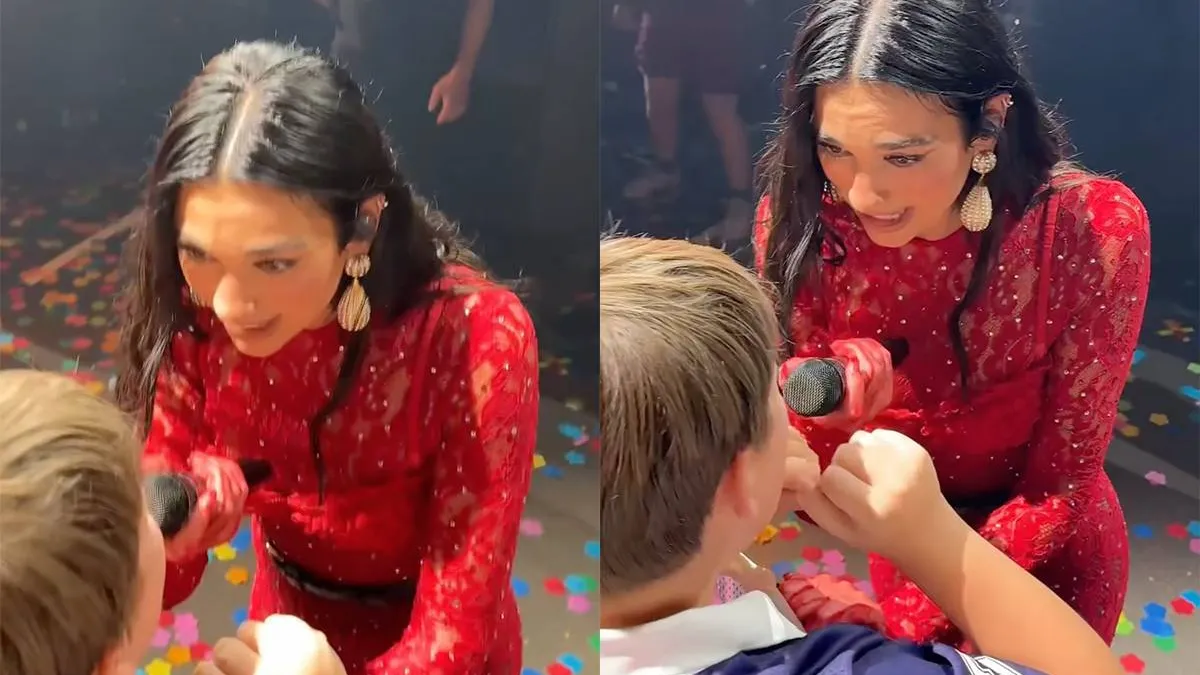 thumb vk mannetje uit elst is helemaal van slag als dua lipa met hem wil knuffelen