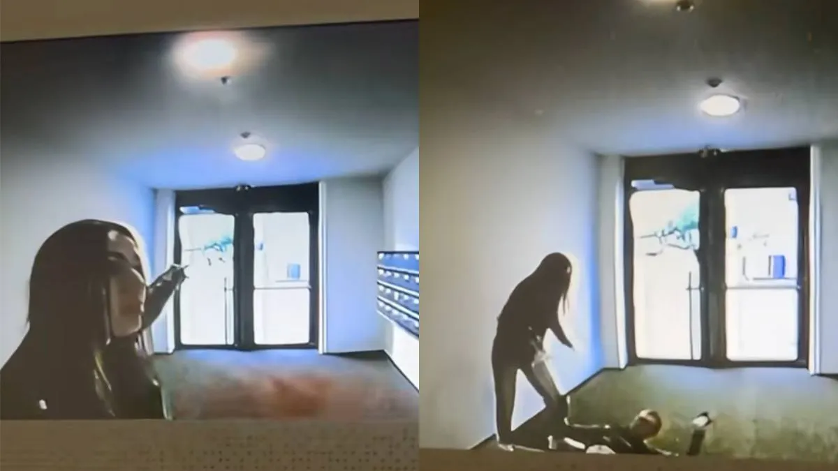 Meid en man hebben ruzie, maar vrouw staat zeker haar mannetje wel