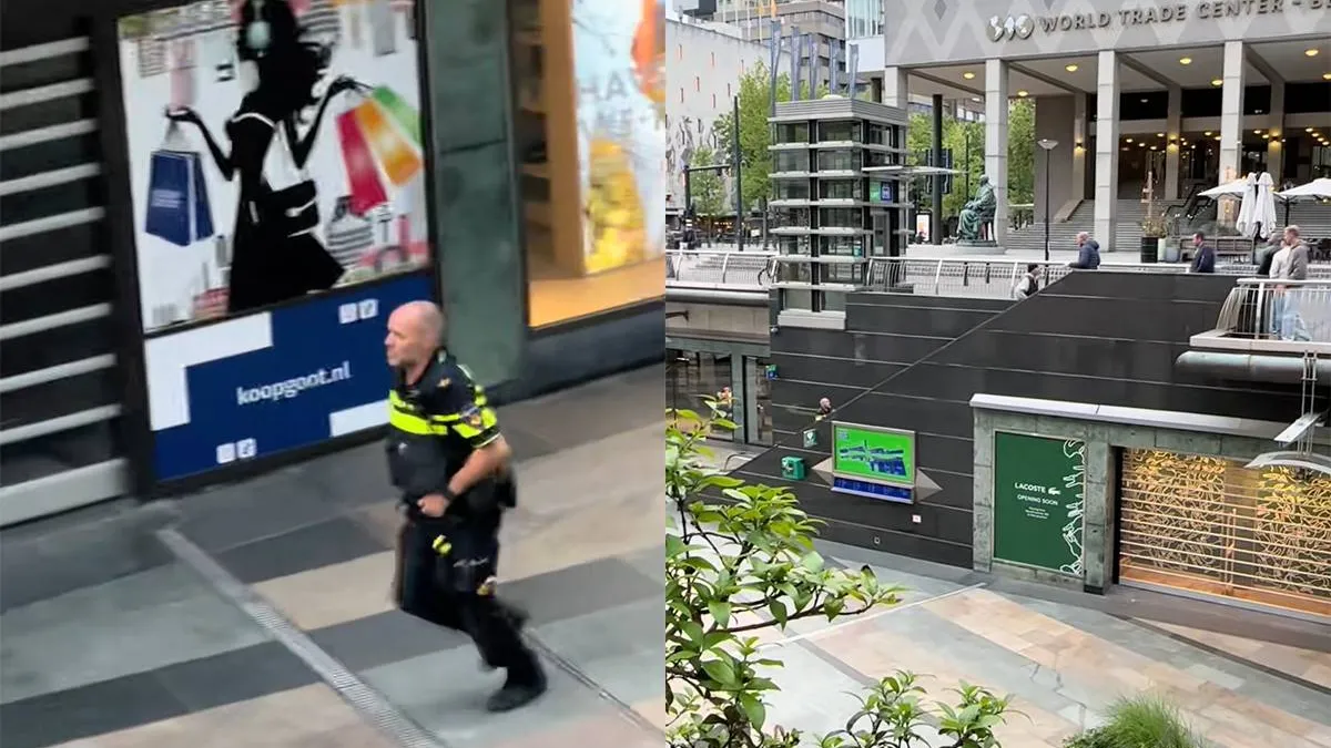 thumb vk omstanders helpen agent in rotterdam om verdachte tegen te houden