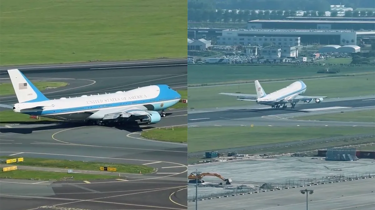 thumb vk president trump is weer vertrokken beste uitzicht op air force one vanuit verkeerstoren schiphol
