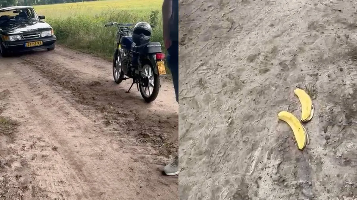 thumb vk trekker uitgegleden over bananenschil