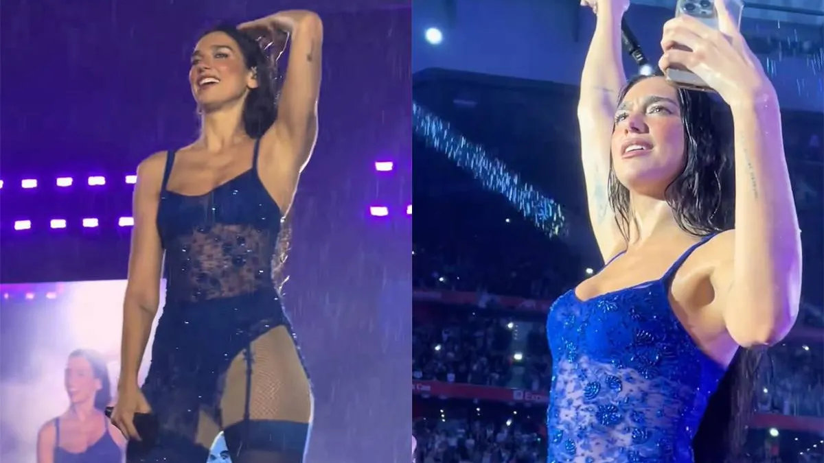thumb vk vooraan bij dua lipa in de regen dat is geen pech dat is pure luxe