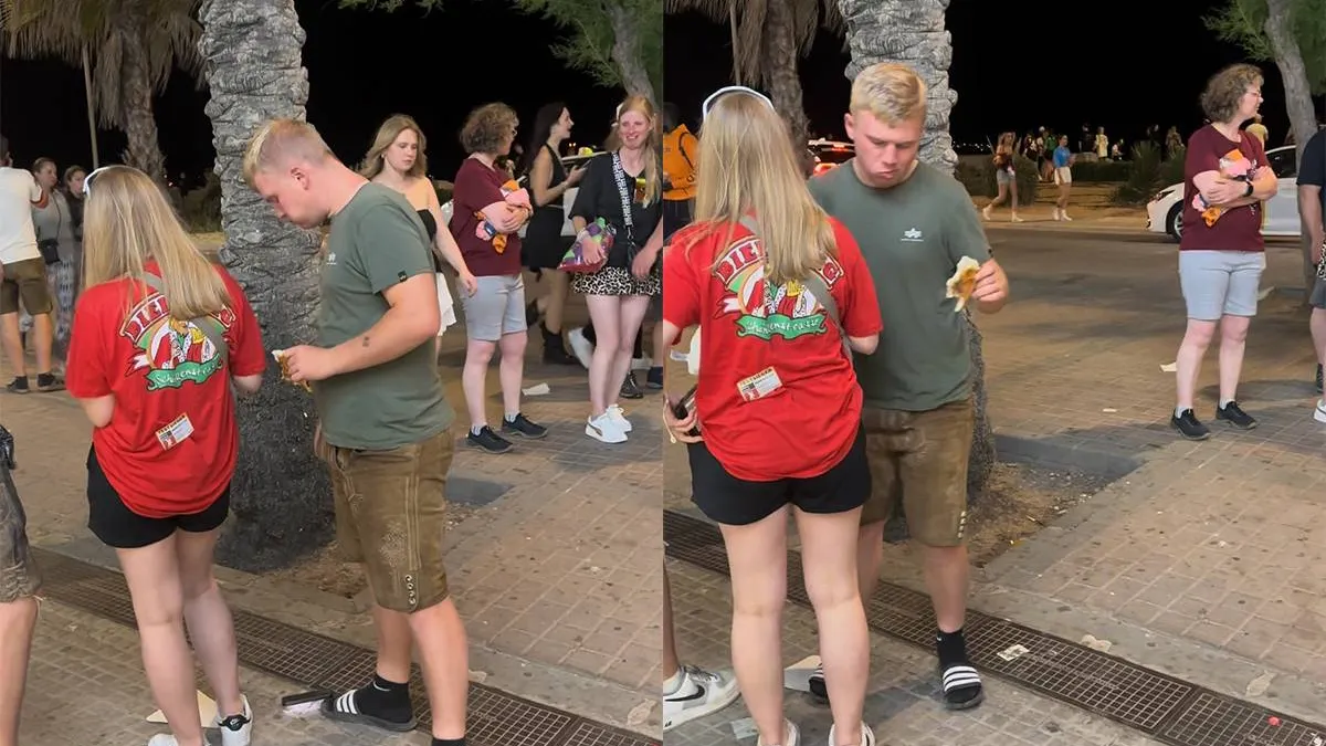 thumb vk heel het internet geniet van vakantieganger op mallorca die het naar zijn zin heeft
