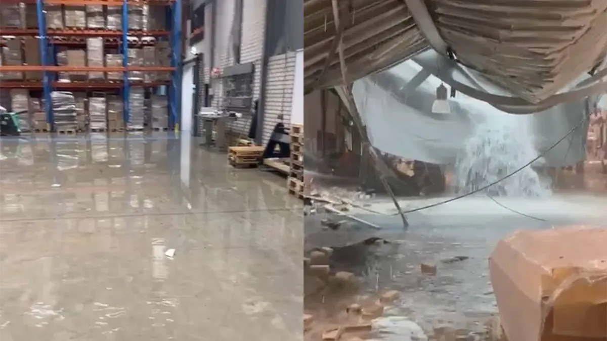 thumb vk winterswijk zwaar geraakt door noodweer dak van oud philips pand klapt compleet in