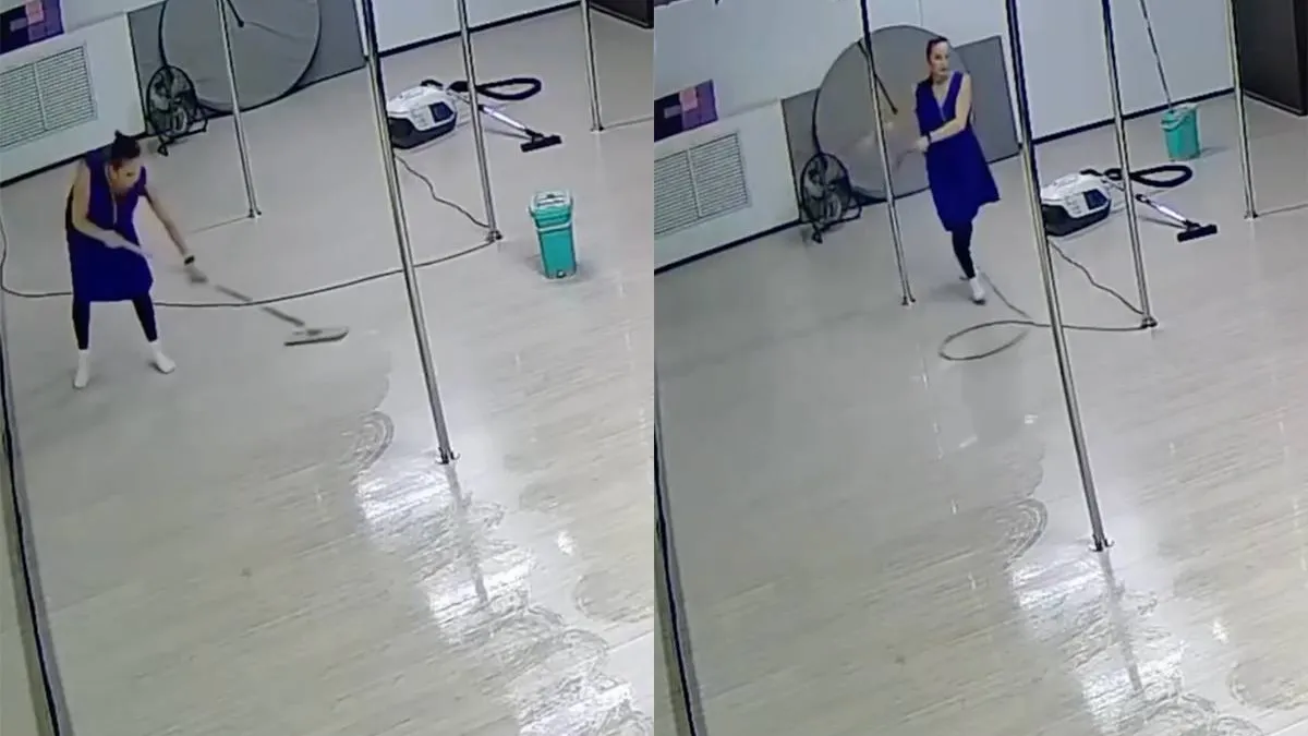 thumb_vk_Schoonmaakster_laat_zich_even_helemaal_gaan_tijdens_het_werk