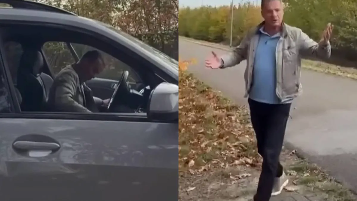 thumb_vk_John_de_Bever_staat_aan_de_kant_te_bellen_in_zijn_auto_en_wordt_daarna_uitgescholden