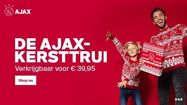 jouw junior of senior Ajax-kersttrui!