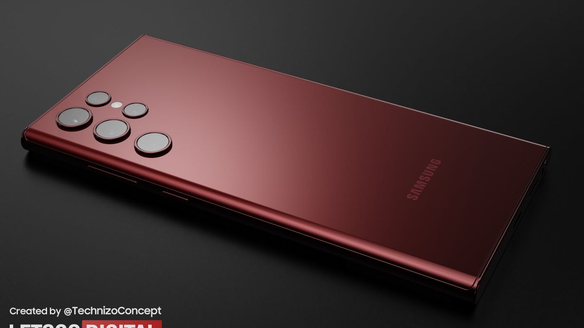 ‘Samsung Galaxy S22 Ultra appears in Burgundy Red’