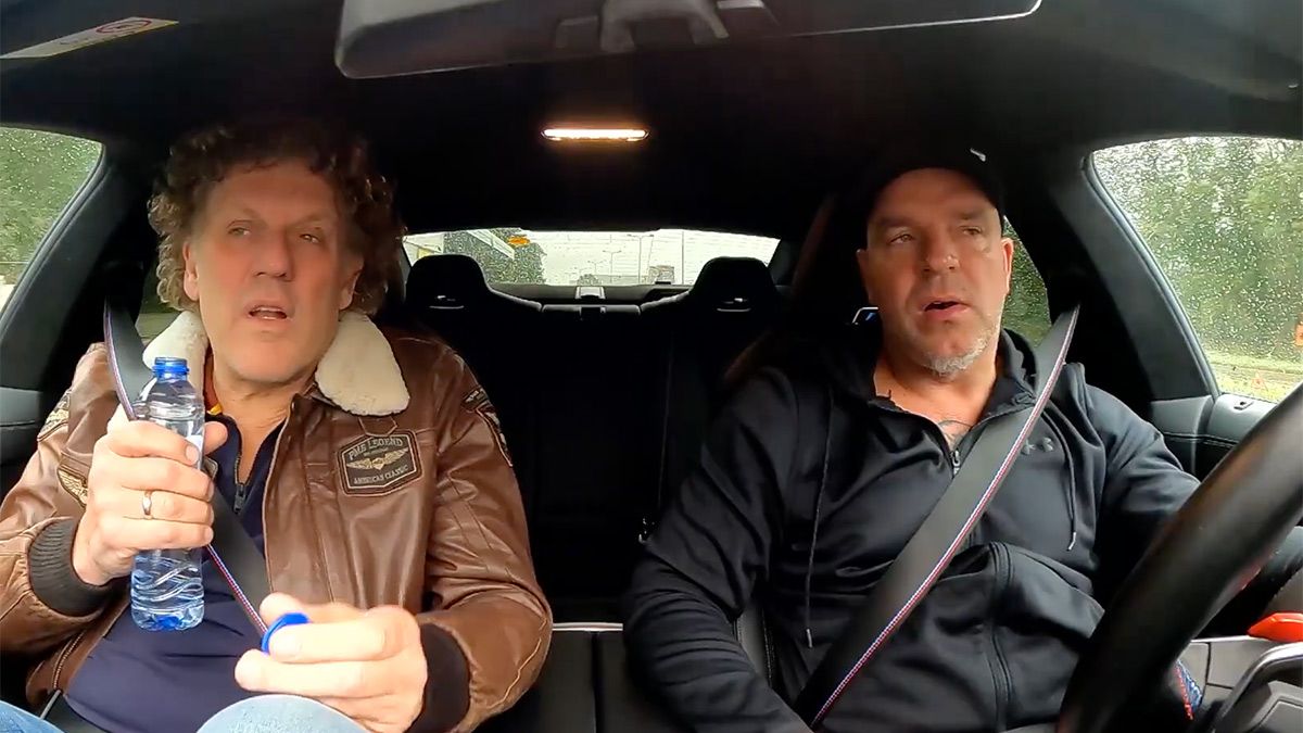Kees van der Spek aka Cheese from the Bacon bij Andy van der Meijde in de auto