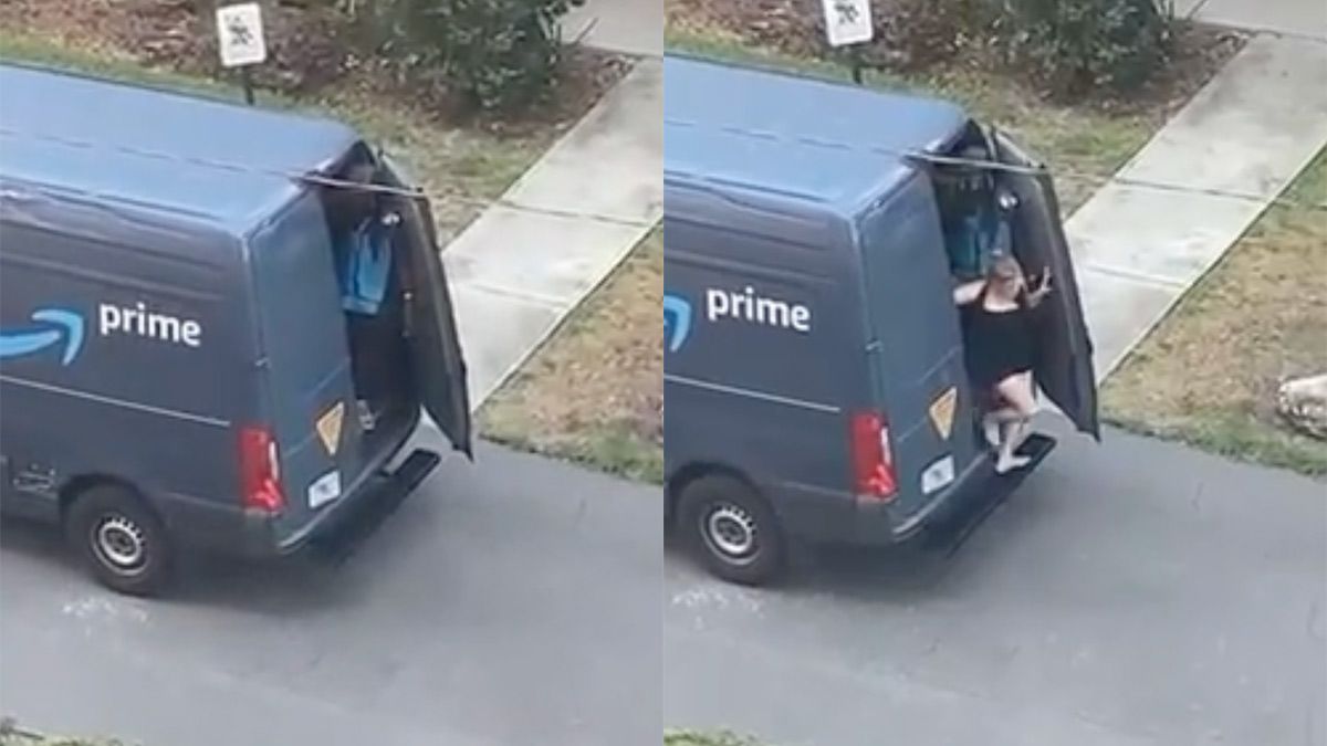 Mevrouw, uw Amazon pakje komt over 9 maanden