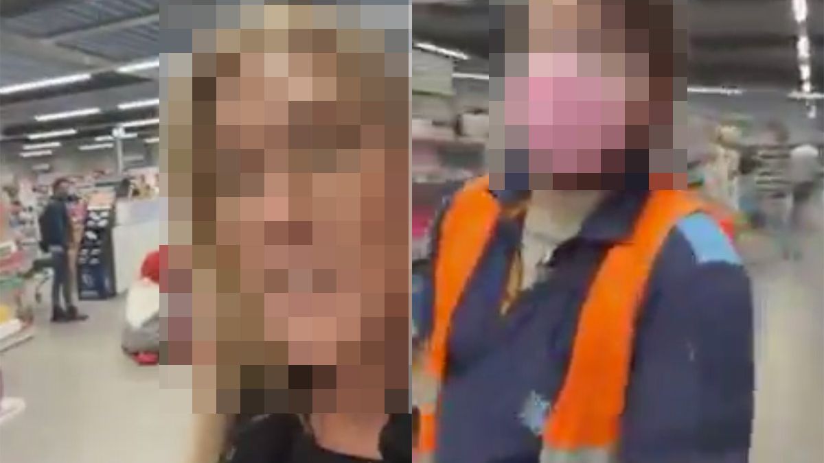 Ondertussen in de Action in Leek: Mevrouw wil geen mondkapje dragen, dus maakt drama