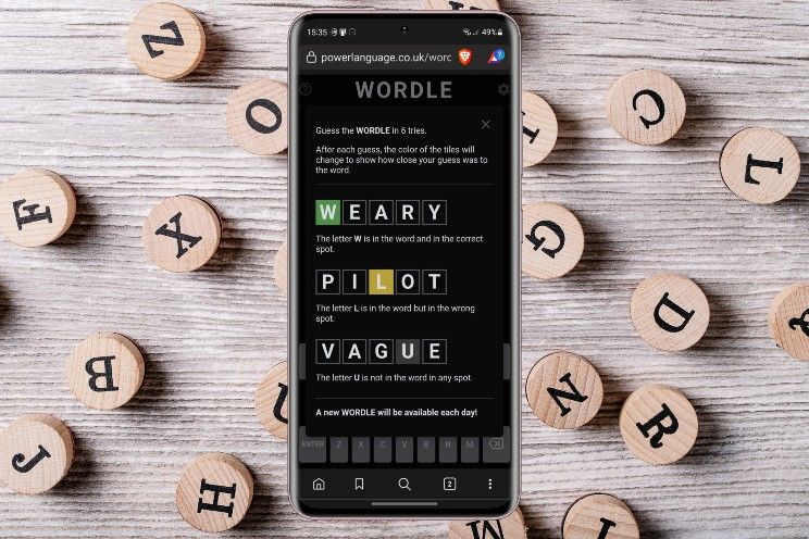 Download de Wordle-app op je telefoon