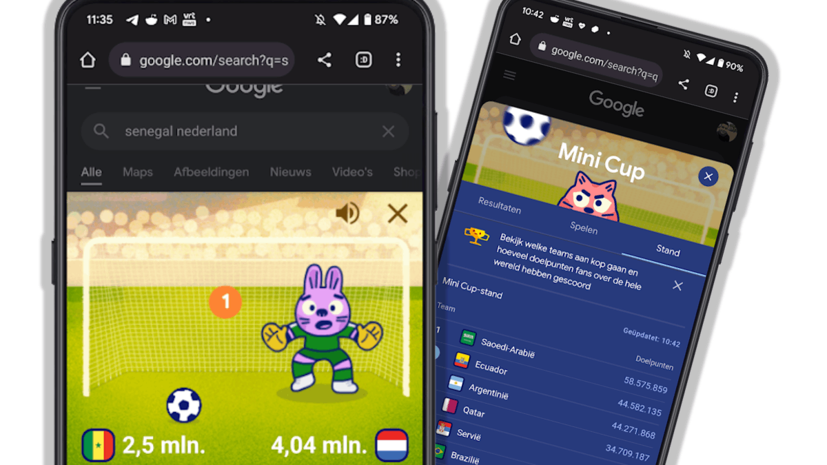 Google has hidden a World Cup minigame in its search engine