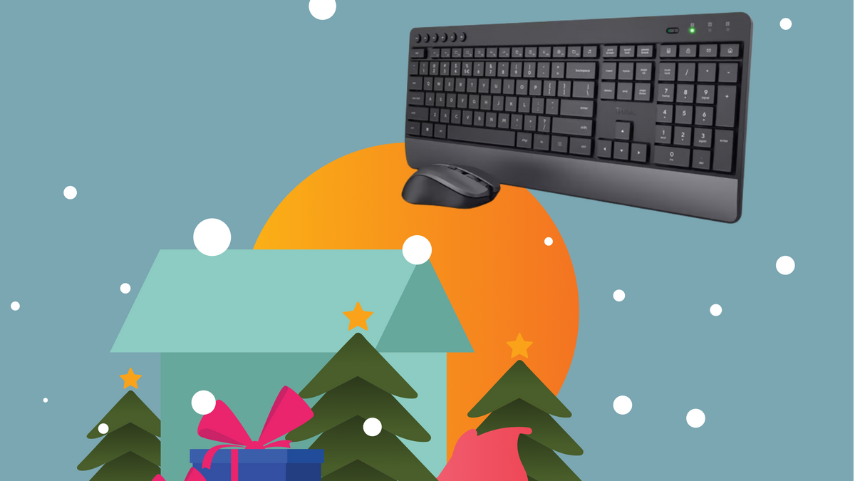 Win the Trust Trezo Comfort wireless keyboard and mouse set