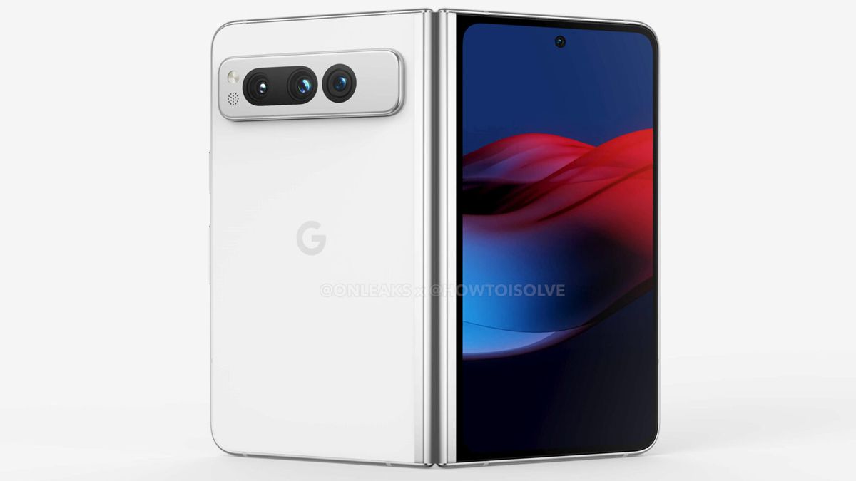 New render video of Pixel Fold shows device all around