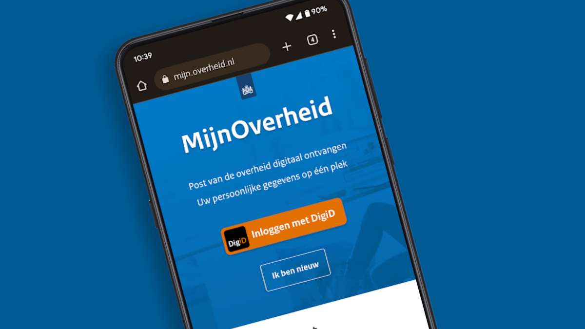 It is no longer possible to log in to MijnOverheid with a password: this has changed