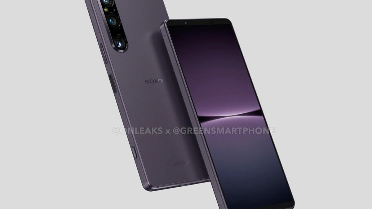 Renders of Sony Xperia 1 V show slightly smaller device