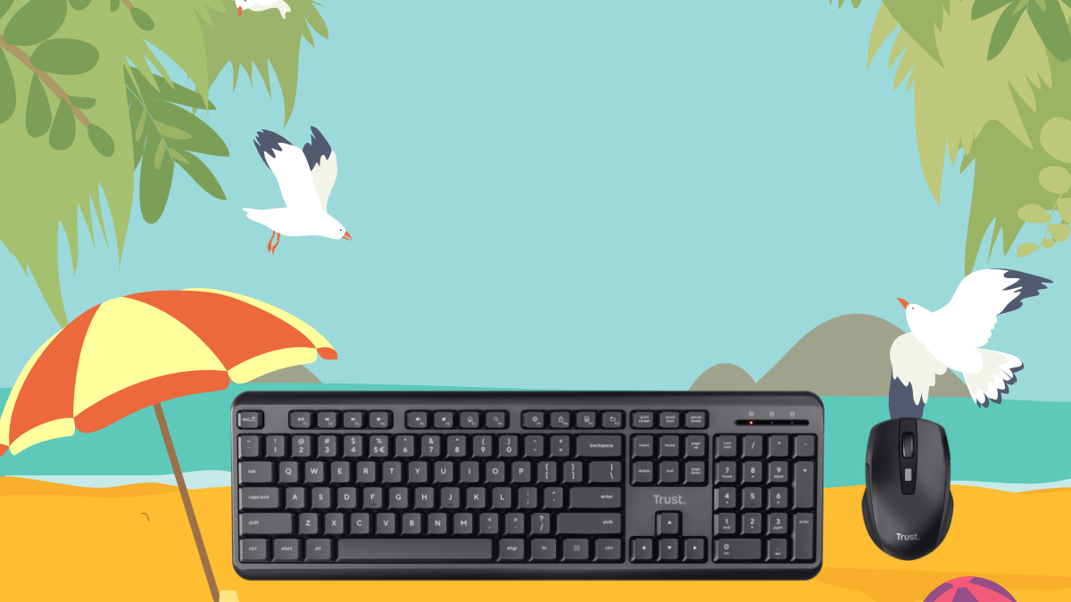 AW Summervibes Day 7, win the Trust wireless keyboard with mouse