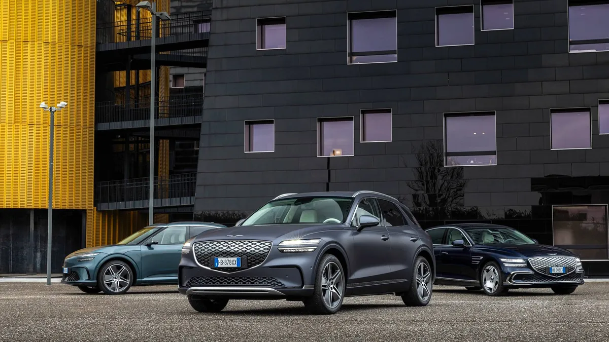 Genesis entra nel mercato premium italiano con i modelli elettrici GV60, GV70 e G80