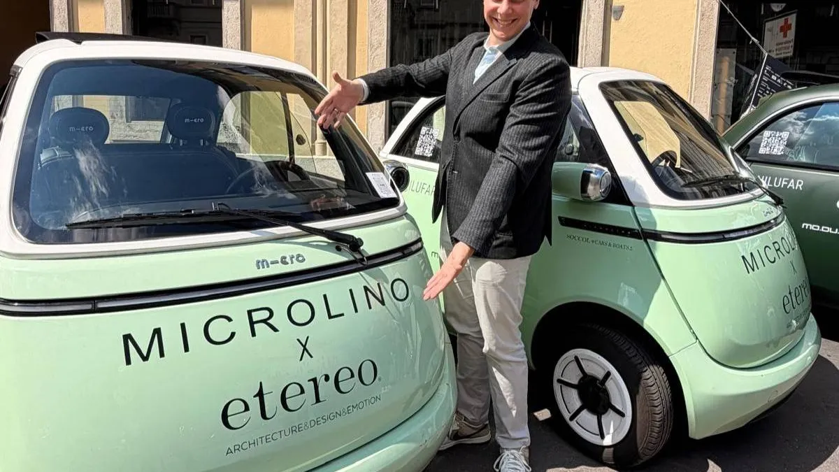 La Microlino: la microcar elettrica che conquista Milano durante la Design Week
